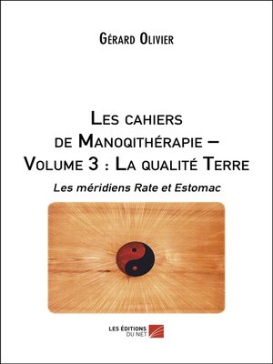 cover image of Les cahiers de Manoqithérapie &#8211; Volume 3